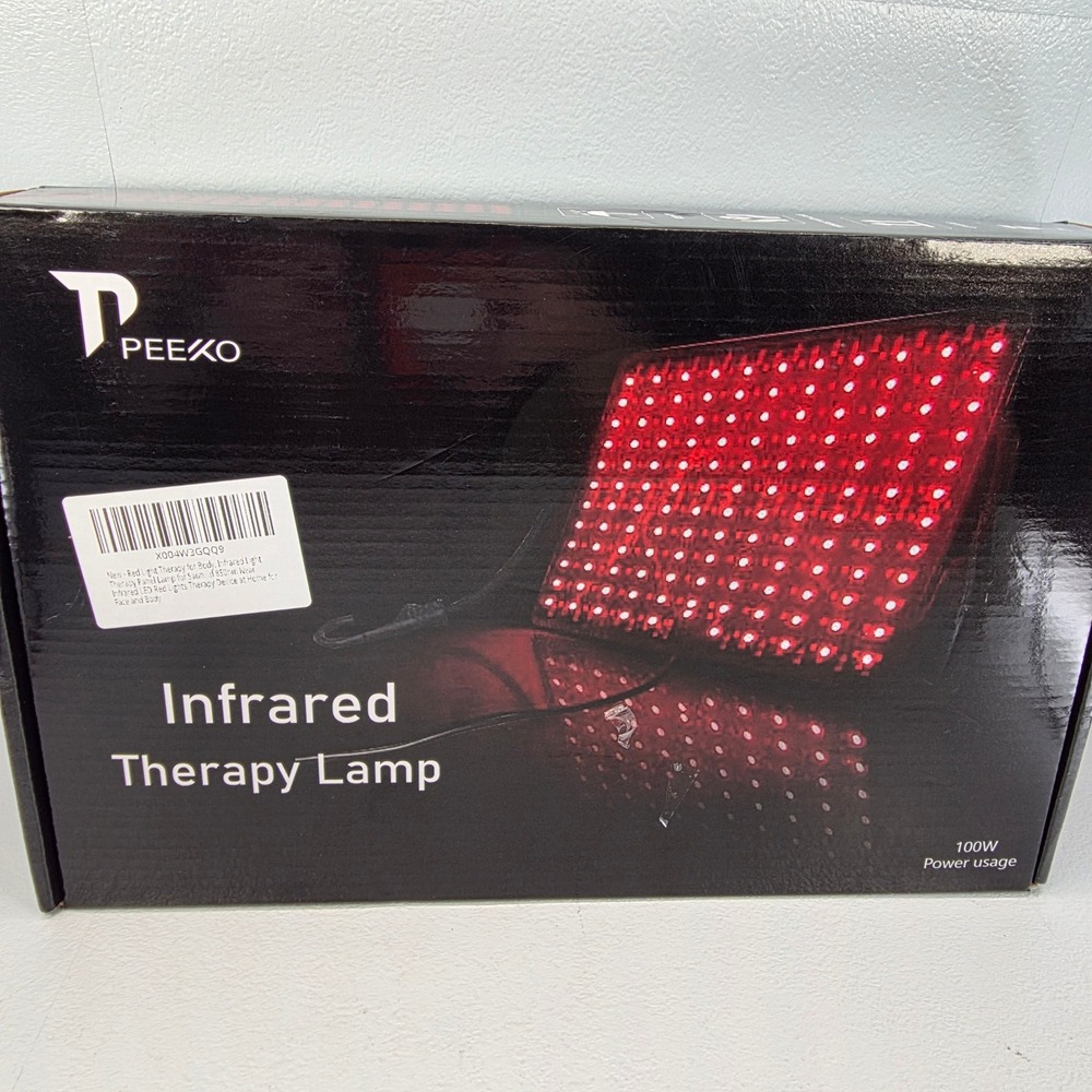 PEEKO Infrared Therapy Lamp 100W Red‎ Light Near Infrared LED Panel Device